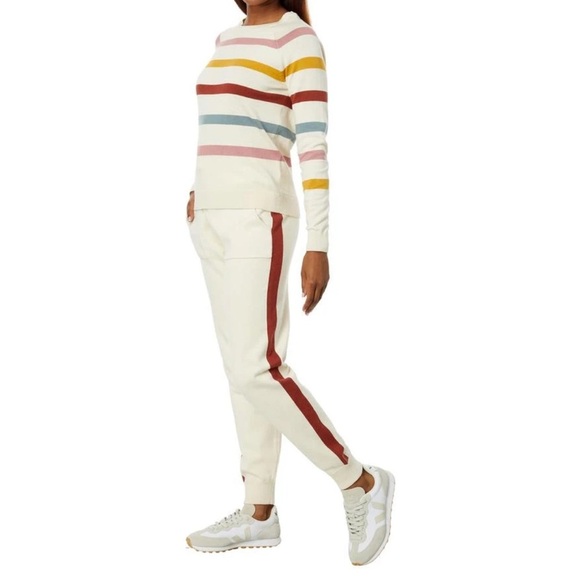 Pendleton loungewear joggers cream and orange large - Picture 2 of 6